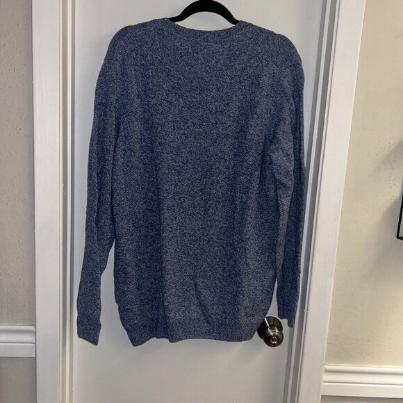 BRAX Rick Light Blue Crew Neck Merino Wool Long Sleeve Pullover Sweater Size XL - Picture 5 of 9